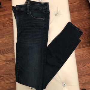 Abercrombie and Fitch A&F Simone High Rise Skinny Jean Dark Navy Size 4R